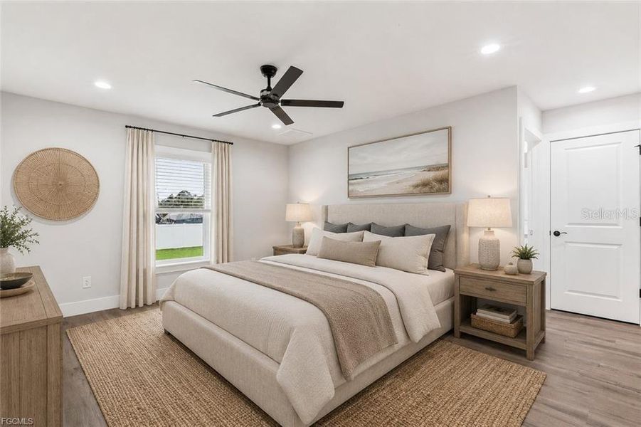 Furnished interior view inside a new home in , Punta Gorda (Image 11).
