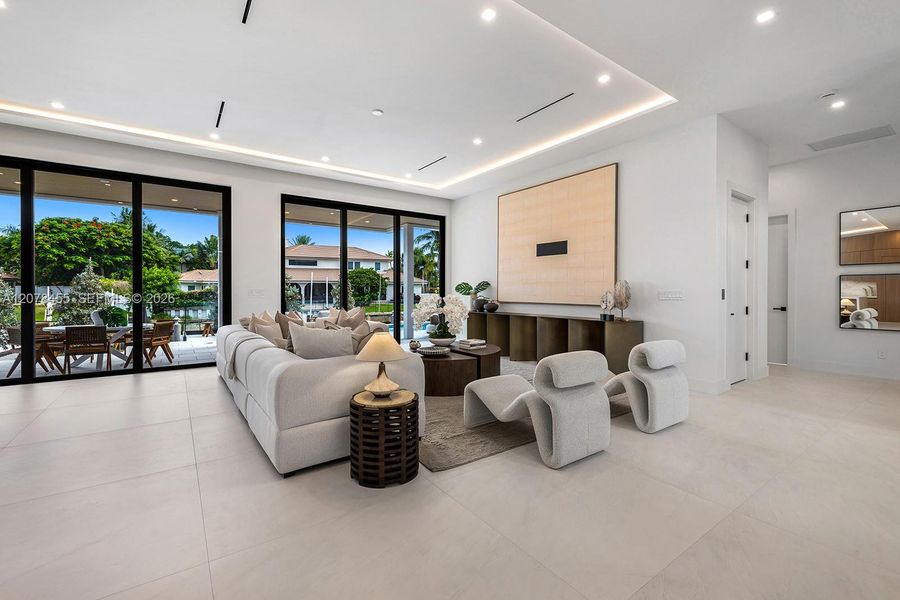 Furnished interior view inside a new home in , Boca Raton (Image 11).