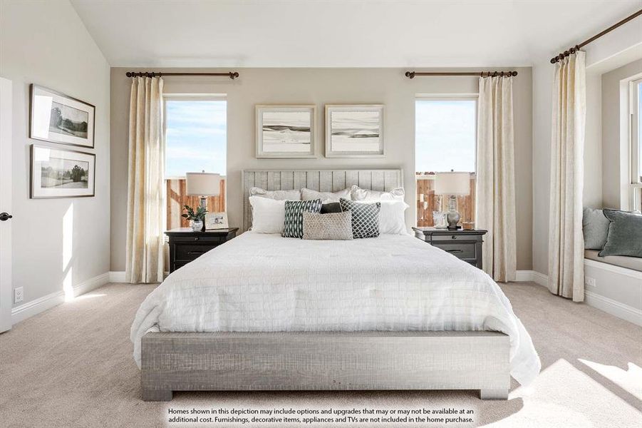 Furnished interior view inside a new home in Hayes Crossing, Midlothian (Image 25).