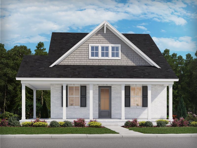 Representative exterior photo of a completed home built from the Mackenzie by Meritage Homes in Poplar Farms, Franklin, TN (Image 1).