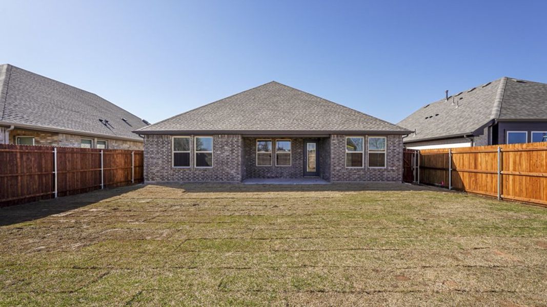 Exterior details and patio area of a home in Elevon, Lavon (Image 2). Exterior details and patio area of a home in Elevon, Lavon (Image 2).