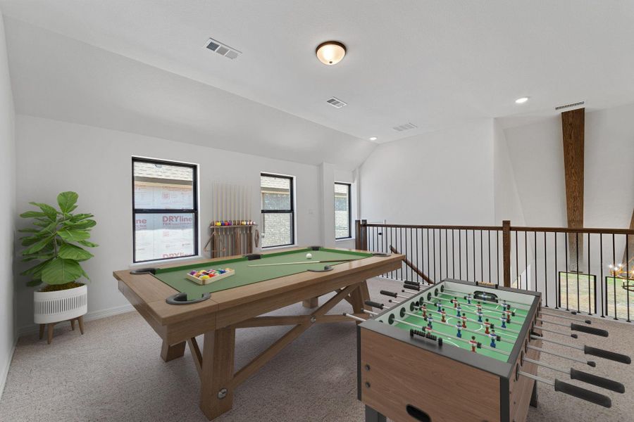 Furnished interior view inside a new home in Blue Heron Estates, Mont Belvieu (Image 17).