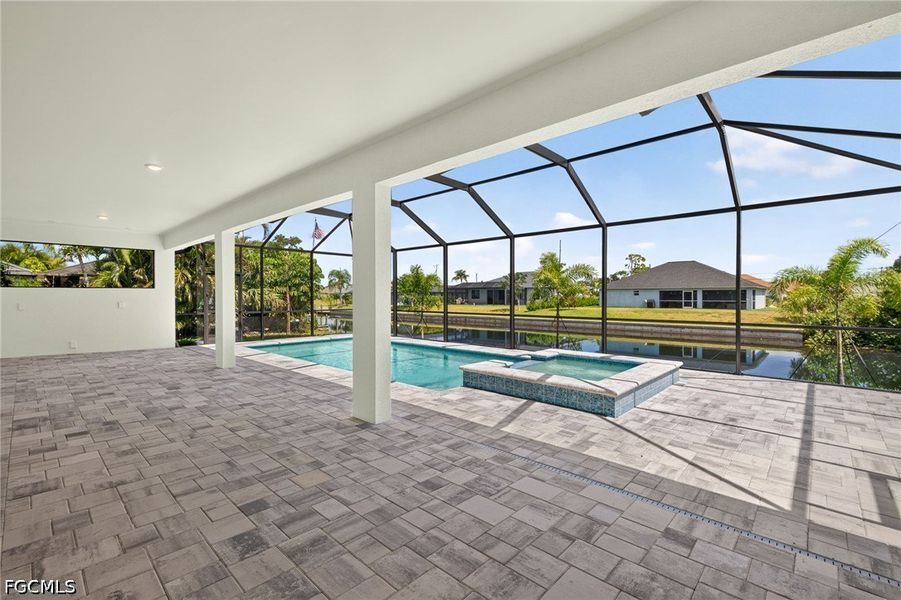 Exterior details and patio area of a home in Cape Coral, Cape Coral (Image 16). Exterior details and patio area of a home in Cape Coral, Cape Coral (Image 16).