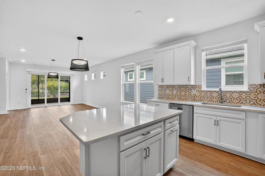 Furnished interior view inside a new home in Del Webb Wildlight, Wildlight (Image 11).