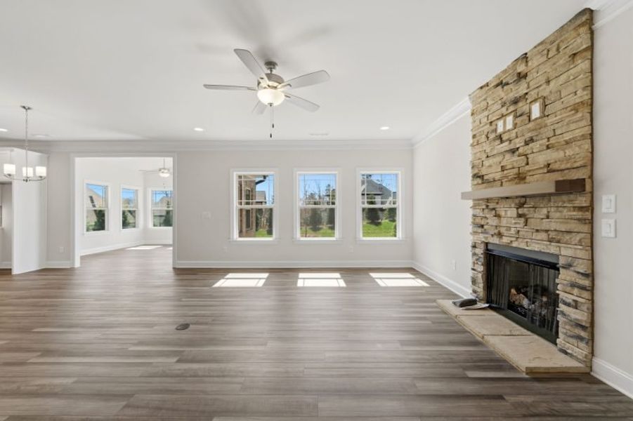 Spacious, unfurnished interior of a new home in Blacksmith, Stokesdale (Image 63).