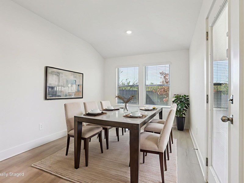 Photo is not of the actual home, but is an inspirational photo of builder’s model home and may depict options, furnishings, and/or decorator features that are not included