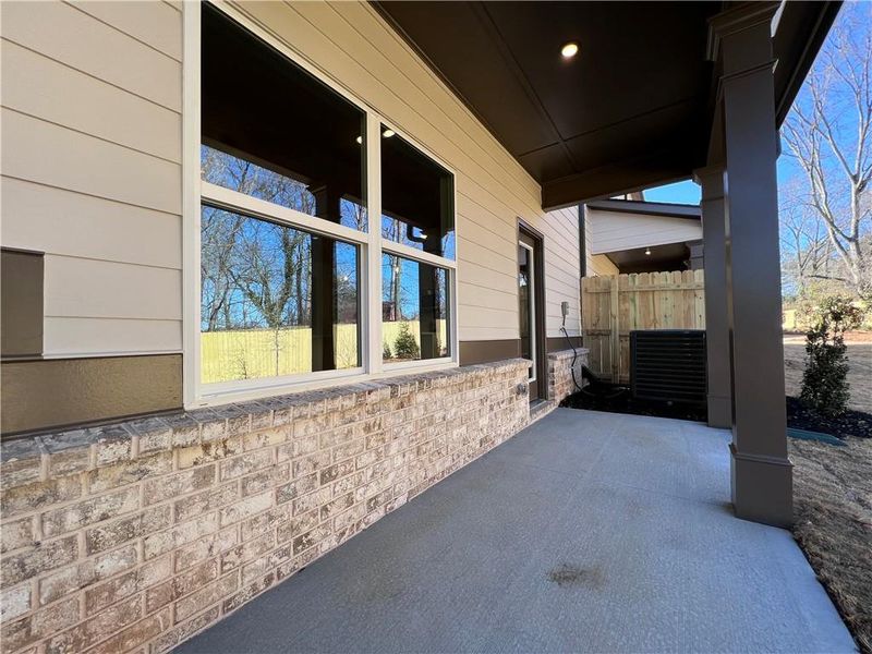 Exterior details and patio area of a home in , Norcross (Image 3).
