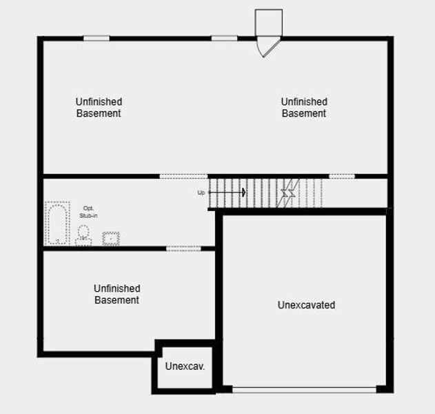 2D floor plan layout of this home in Stratford Hills, Ball Ground, GA (Image 4).