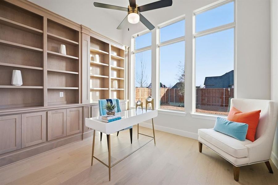 Furnished interior view inside a new home in StarView, Prosper (Image 28).