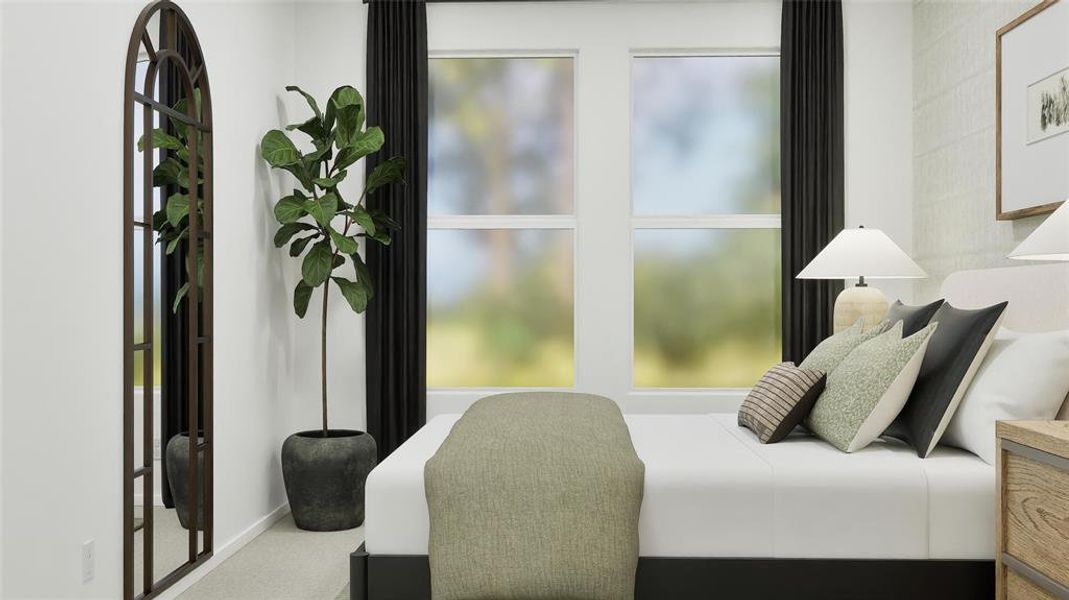 Furnished interior view inside a new home in Tillage Farms, Princeton (Image 12).