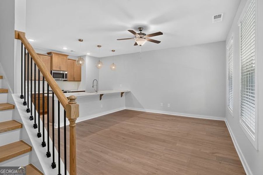 Spacious, unfurnished interior of a new home in The Cottages at East Lanier, Fayetteville (Image 8). Spacious, unfurnished interior of a new home in The Cottages at East Lanier, Fayetteville (Image 8).