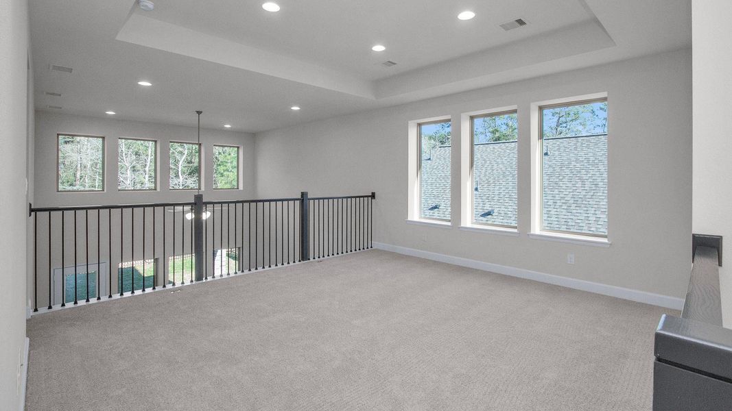 Spacious, unfurnished interior of a new home in Grand Central Park, Conroe (Image 13).