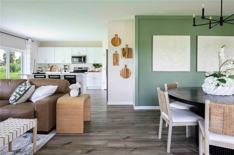 Furnished interior view inside a new home in Wynnstone, Davenport (Image 4).