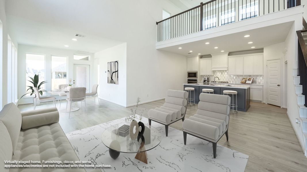 Furnished interior view inside a new home in Santa Rita Ranch Tierra Rosa, Liberty Hill (Image 4).