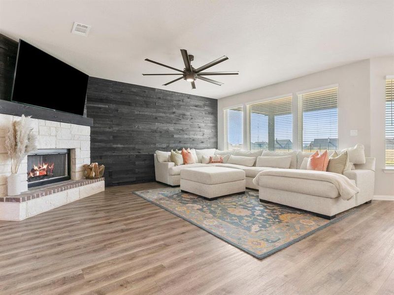 Furnished interior view inside a new home in Fairview Meadows, New Fairview (Image 12).