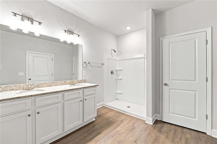 Furnished interior view inside a new home in , Gray (Image 10).