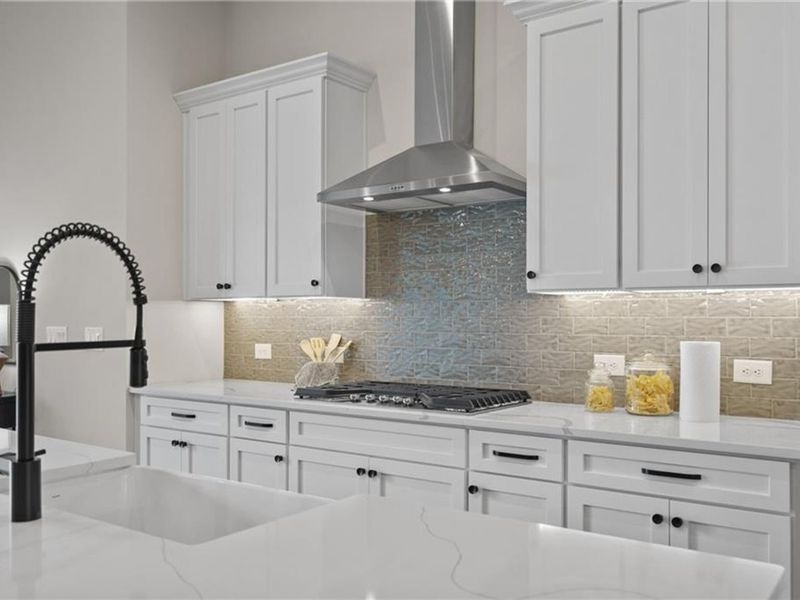 Close-up of interior finishes inside a home in The Village at Towne Lake, Woodstock (Image 22).