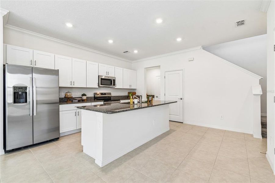 Furnished interior view inside a new home in , Tampa (Image 9). Furnished interior view inside a new home in , Tampa (Image 9).
