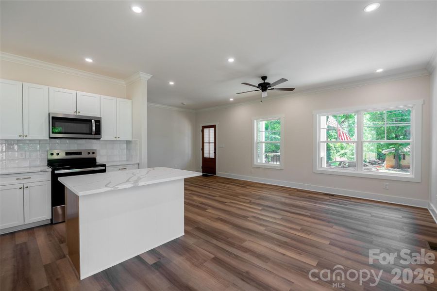 Spacious, unfurnished interior of a new home in , Huntersville (Image 29).