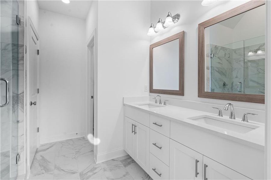 Furnished interior view inside a new home in Evanshire Townhomes, Duluth (Image 7).