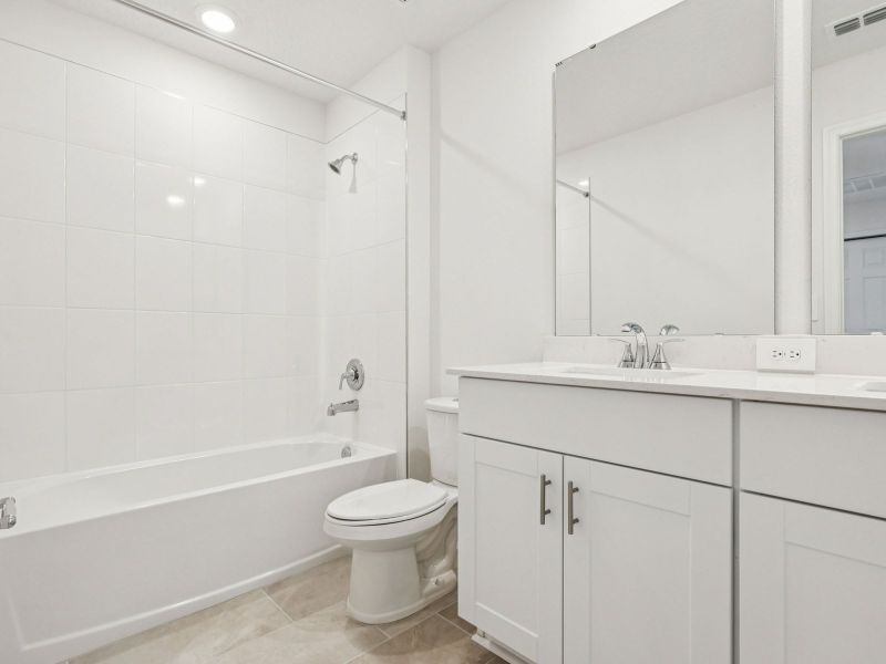 Furnished interior view inside a new home in The Meadow at Crossprairie, St. Cloud (Image 7).