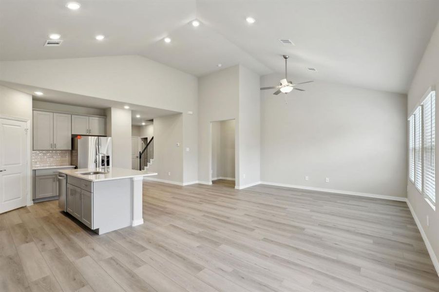 Photo is not of the actual home, but is an inspirational photo of builder’s model home and may depict options, furnishings, and/or decorator features that are not included.