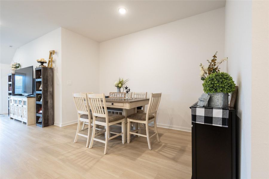 Furnished interior view inside a new home in Pinewood at Grand Texas, New Caney (Image 19).