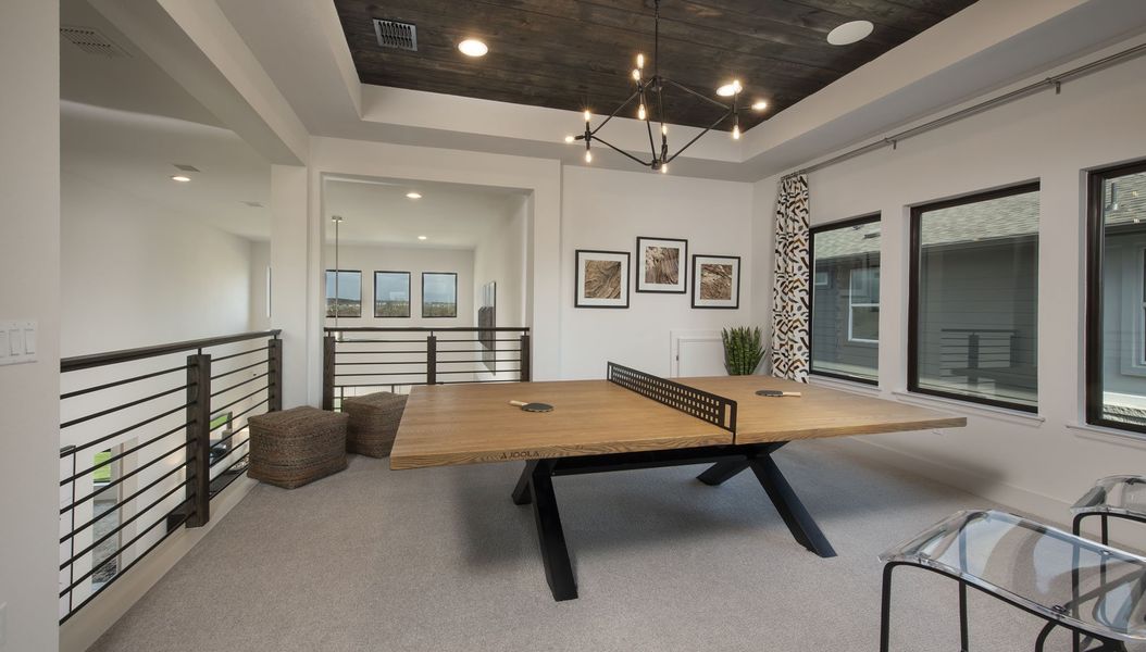 Furnished interior view inside a new home in Easton Park, Austin (Image 5).