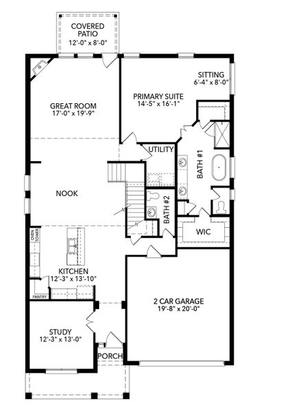 2D floor plan layout of this home in Cambridge Manor, North Richland Hills, TX (Image 2). 2D floor plan layout of this home in Cambridge Manor, North Richland Hills, TX (Image 2).