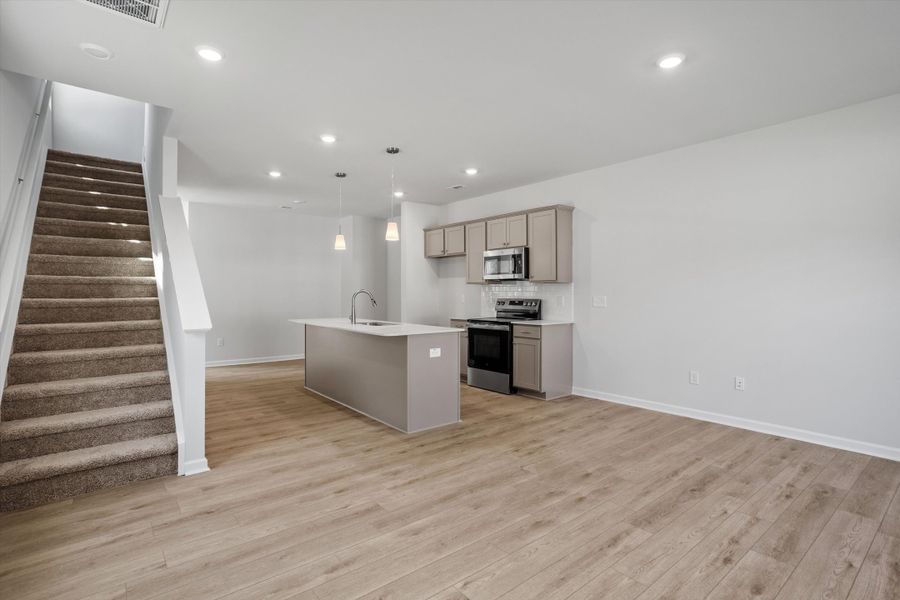 Furnished interior view inside a new home in Renaissance at White Oak, Garner (Image 5).
