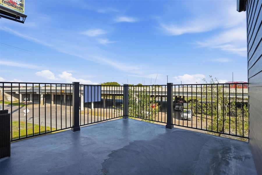 Exterior details and patio area of a home in , Houston (Image 3).