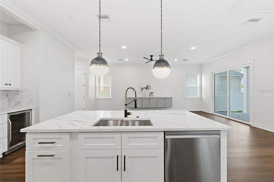 Furnished interior view inside a new home in , St. Petersburg (Image 10).