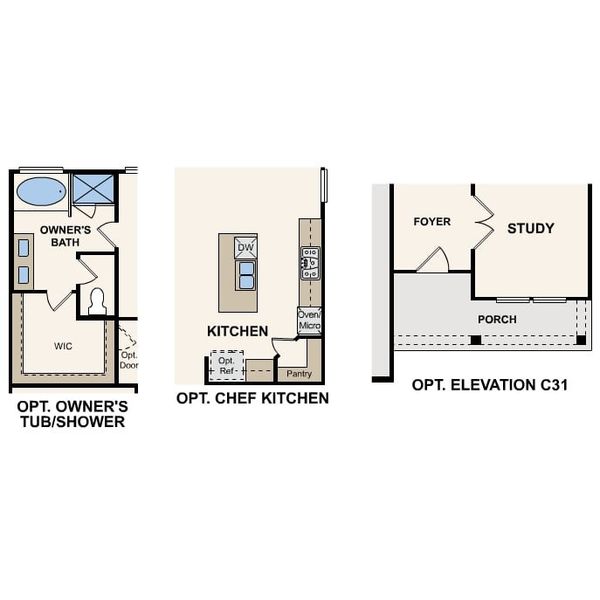 2D floor plan layout of this home in Northshore, Kingsland, GA (Image 3). 2D floor plan layout of this home in Northshore, Kingsland, GA (Image 3).
