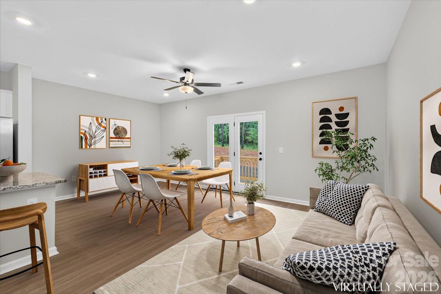 Furnished interior view inside a new home in Rhyne Court, Gastonia (Image 8).