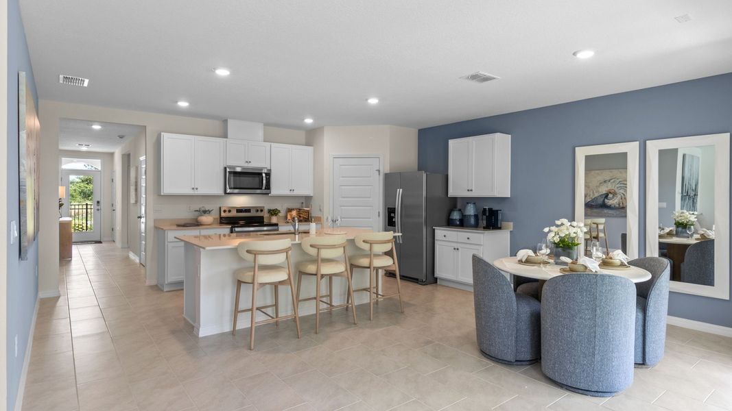 Furnished interior view inside a new home in Sun N Lake, Sebring (Image 19).