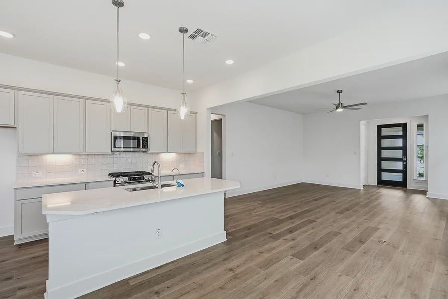 Furnished interior view inside a new home in Stillwater Ranch, San Antonio (Image 13).