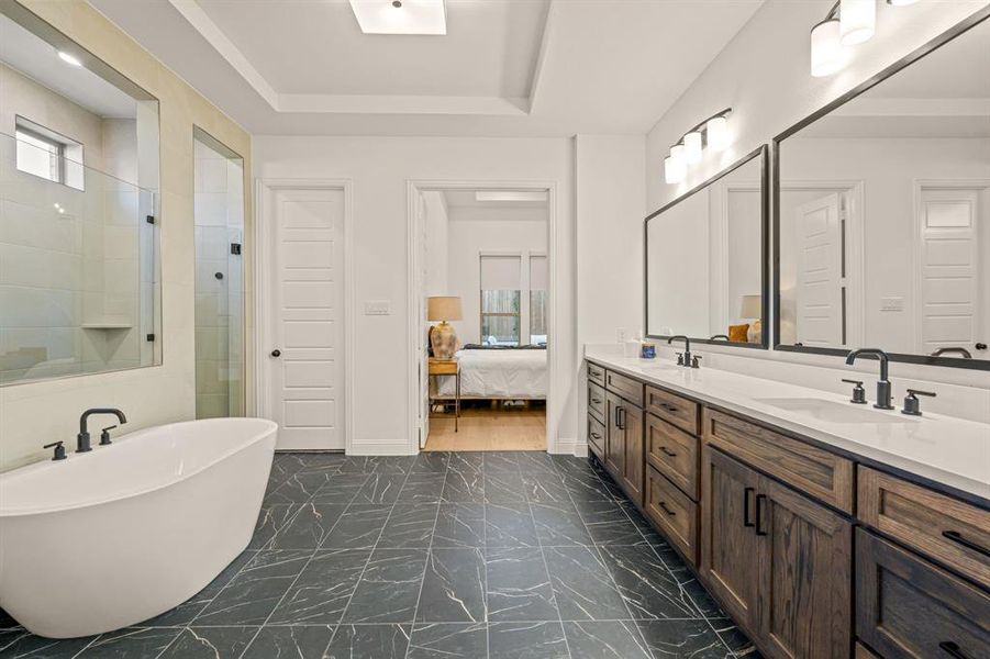 Furnished interior view inside a new home in Trophy Club, Trophy Club (Image 15).