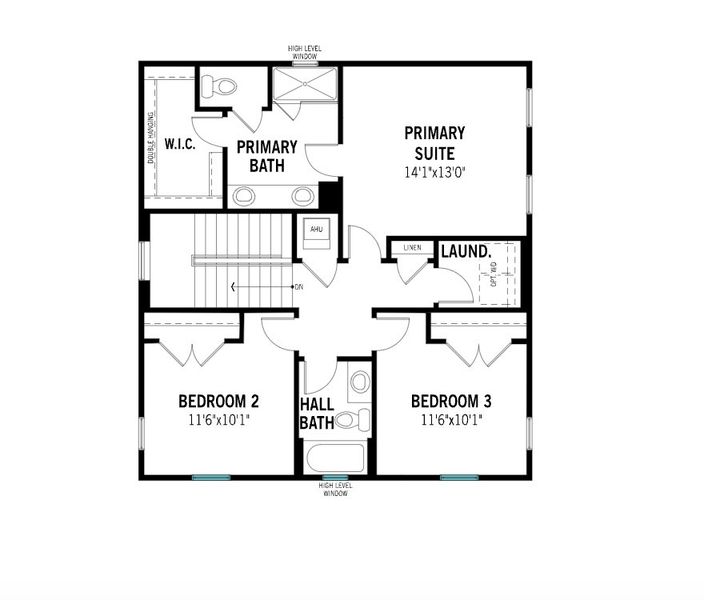 2D floor plan layout for the Hatteras by Mattamy Homes in Celebration - Island Village, Celebration, FL (Image 3). 2D floor plan layout for the Hatteras by Mattamy Homes in Celebration - Island Village, Celebration, FL (Image 3).