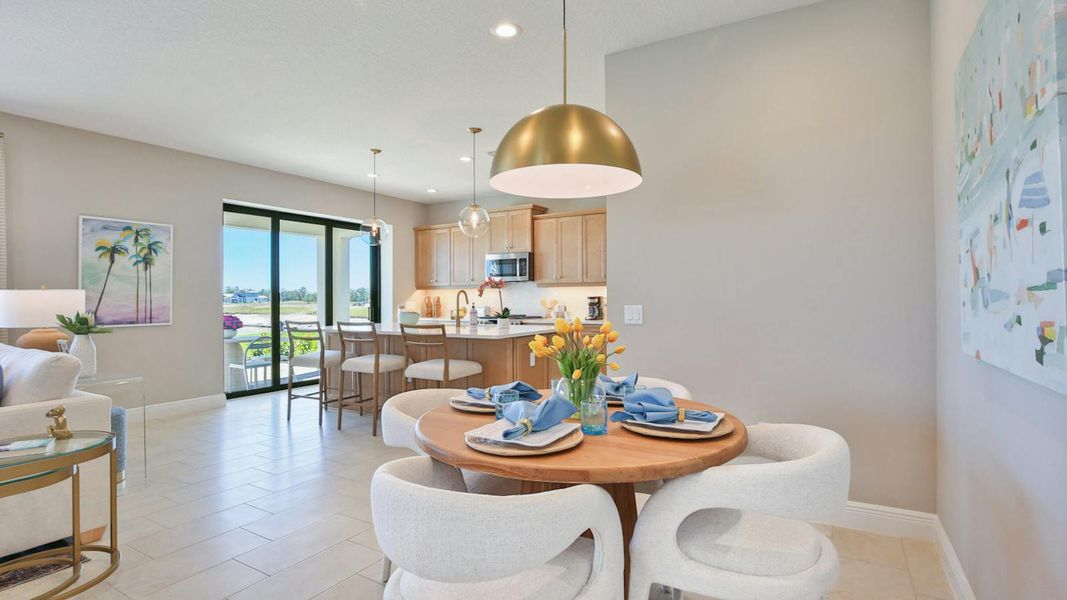 Furnished interior view inside a new home in Grand Park Real Estate and Homes for Sale in Sarasota, FL - Neal Communities, Sarasota (Image 10).