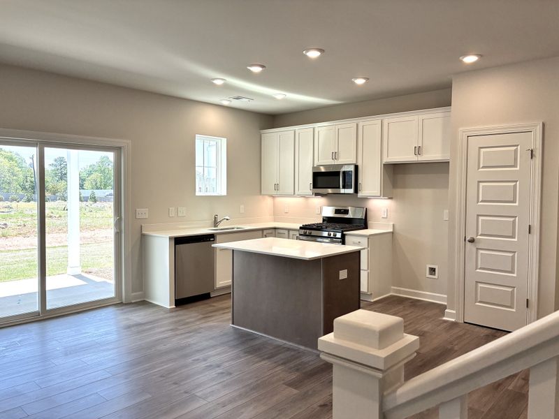 Furnished interior view inside a new home in Holly Ridge, Greenville (Image 6). Furnished interior view inside a new home in Holly Ridge, Greenville (Image 6).