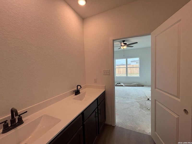 Furnished interior view inside a new home in The Heights at Saddlebrook Ranch 60's, Schertz (Image 9). Furnished interior view inside a new home in The Heights at Saddlebrook Ranch 60's, Schertz (Image 9).