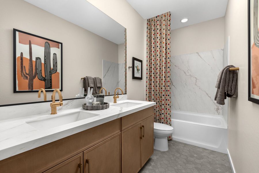 Representative furnished interior of a home built from the Sienna by Mattamy Homes in Soleo, San Tan Valley (Image 17).