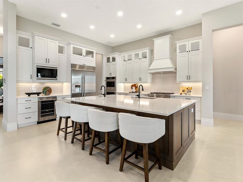 Furnished interior view inside a new home in , Sarasota (Image 9).