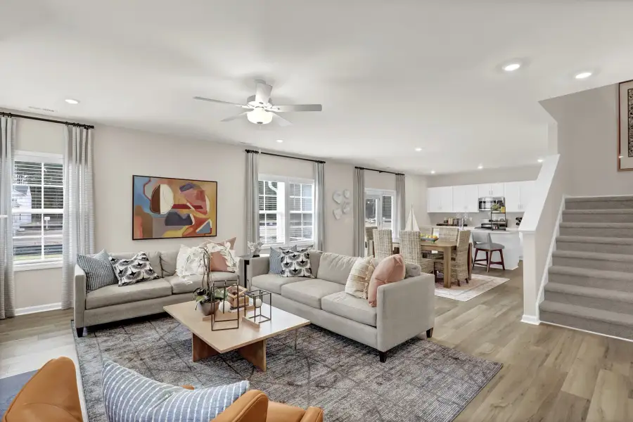 Representative furnished interior of a home built from the Turner - Genesis Value Collection by Mungo Homes in Fairfield Place East and West, Chesnee (Image 4). Representative furnished interior of a home built from the Turner - Genesis Value Collection by Mungo Homes in Fairfield Place East and West, Chesnee (Image 4).