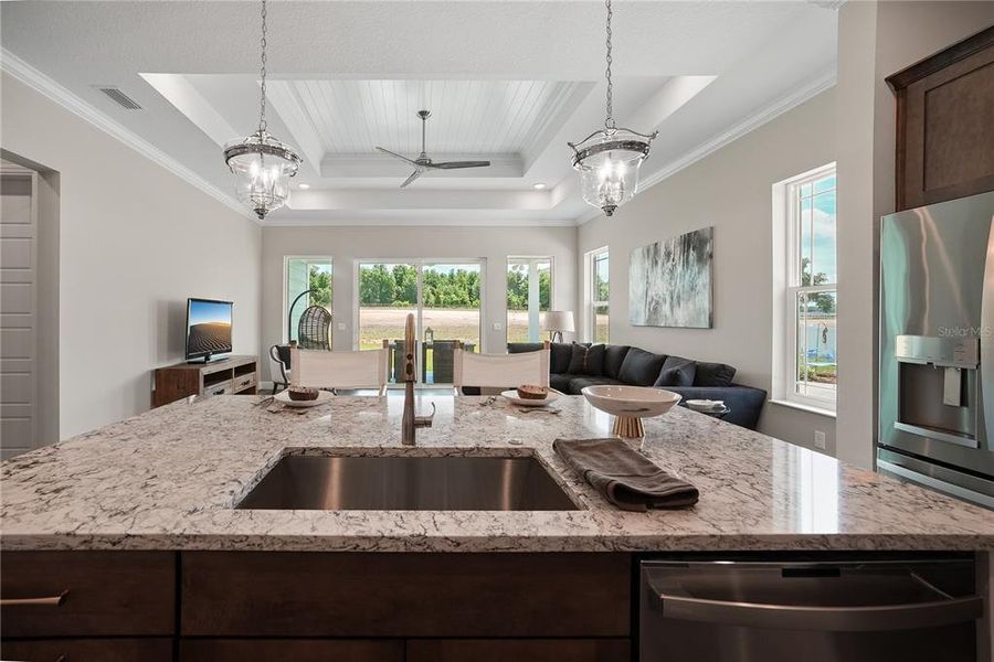 Furnished interior view inside a new home in , Lady Lake (Image 8).