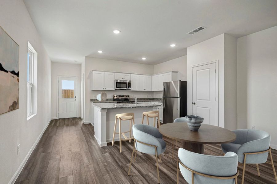 Representative furnished interior of a home built from the The Enterprise by Starlight Homes in Windmill Farms, Forney (Image 10).