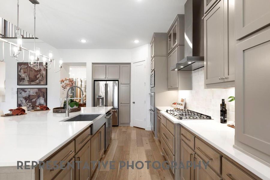 Furnished interior view inside a new home in Two Step Farm, Montgomery (Image 8).