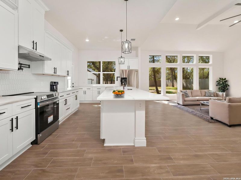 Furnished interior view inside a new home in , Elmendorf (Image 41).