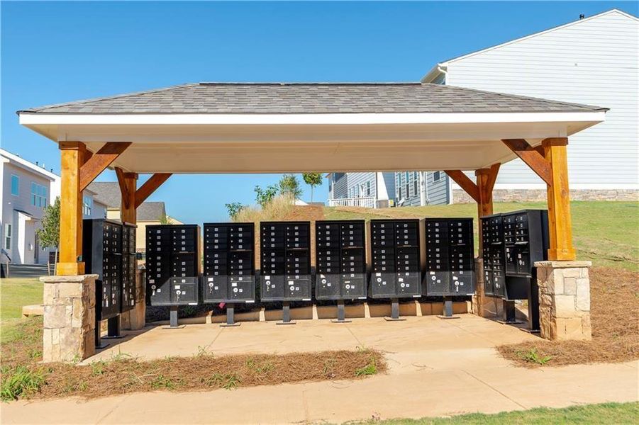 Front exterior of a new home in , Dawsonville, GA, highlighting curb appeal (Image 20).