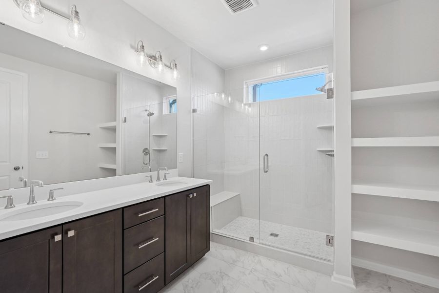 Representative furnished interior of a home built from the Sampson by Tri Pointe Homes in The Townes at NoVi, Pittsboro (Image 26).